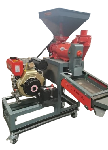 N70DE Trolley Rice Mill with KAMA Diesel Engine and Trolley